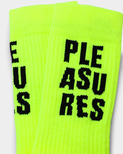 Stance Stance X Pleasures Socks Yellow