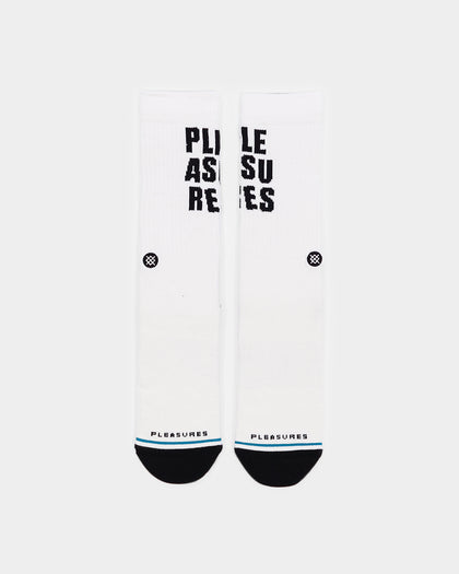 Stance Stance X Pleasures Socks White