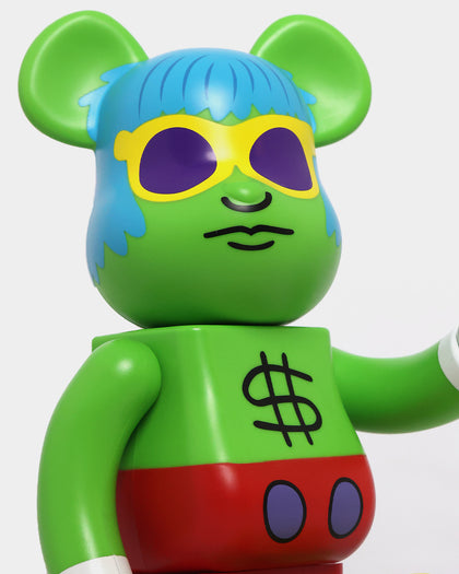 Medicom Toy Be@rbrick X Keith Haring Andy Mouse 400% Figure Green