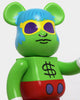 Medicom Toy Be@rbrick X Keith Haring Andy Mouse 400% Figure Green