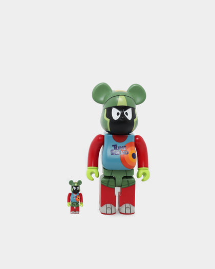 Medicom Toy Be@rbrick X Looney Tunes Marvin the Martian 100% & 400% Figure Set Multi-Coloured