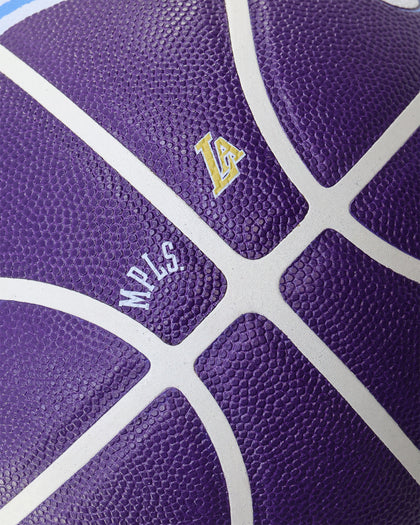 Wilson Los Angeles Lakers City Collector Basketball Yellow