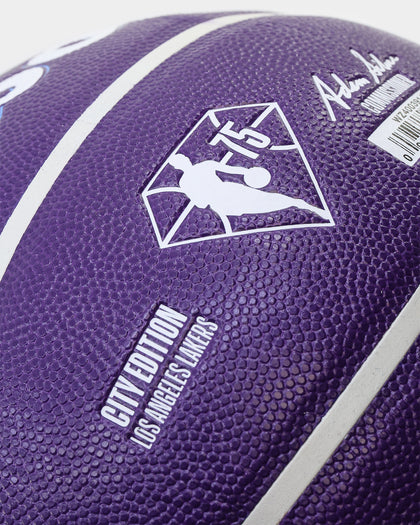 Wilson Los Angeles Lakers City Collector Basketball Yellow