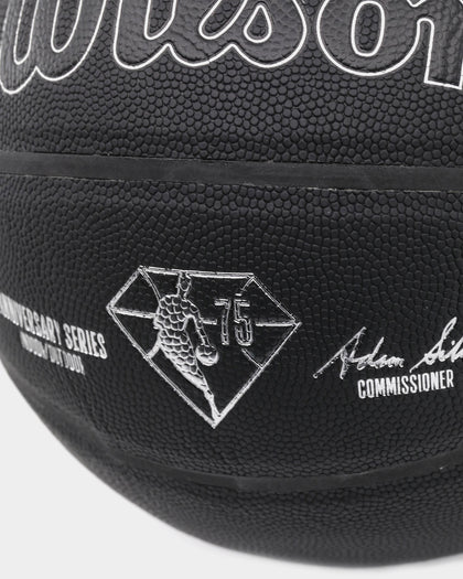 Wilson NBA 75th Anniversary Indoor Outdoor Basketball Black