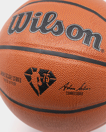Wilson NBA 75th Anniversary Indoor Outdoor Basketball Orange