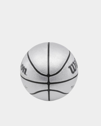 Wilson NBA 75th Anniversary Platinum Edition Basketball Platinum