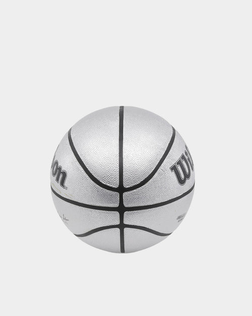 Wilson NBA 75th Anniversary Platinum Edition Basketball Platinum