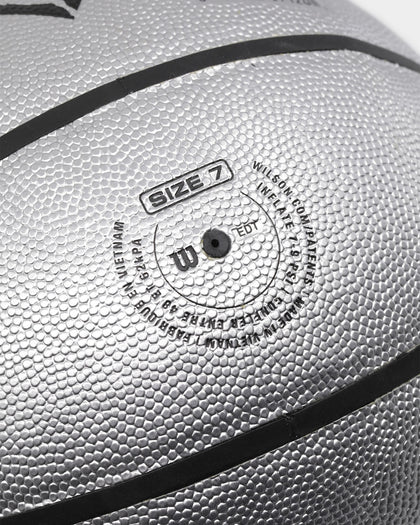 Wilson NBA 75th Anniversary Platinum Edition Basketball Platinum