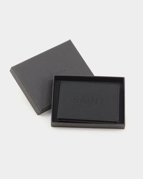 Saint Morta Trihold Wallet Black