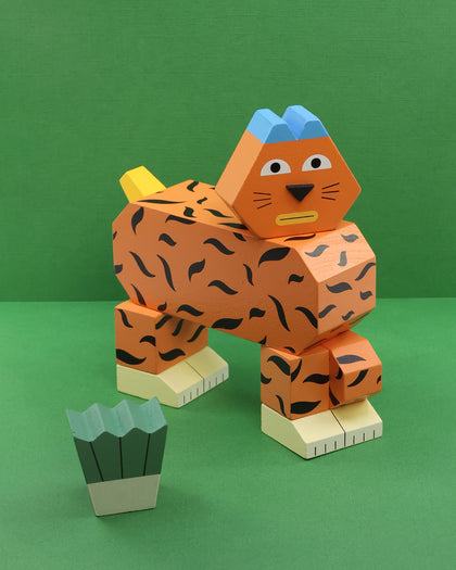Areaware Kids' Block Party Tiger Multi