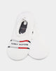 Tommy Hilfiger Breton Stripe 2 Pack No Show Socks White