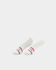 Tommy Hilfiger Breton Stripe 2 Pack No Show Socks White