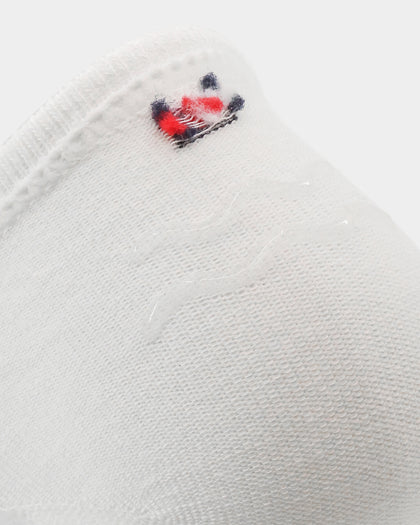 Tommy Hilfiger Breton Stripe 2 Pack No Show Socks White