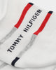 Tommy Hilfiger Breton Stripe 2 Pack No Show Socks White