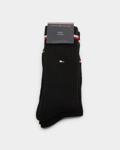 Tommy Hilfiger Iconic Socks 2 Pack Black