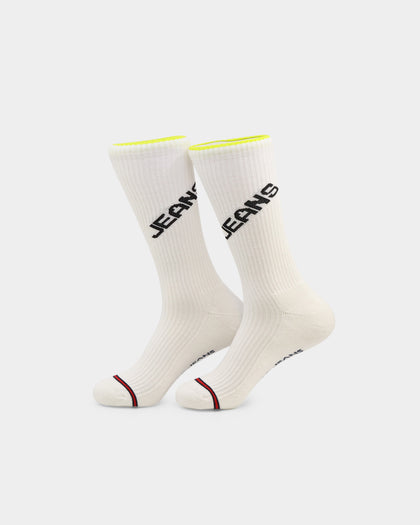Tommy Jeans Disruptive Socks 3 Pack White/Multi-Coloured