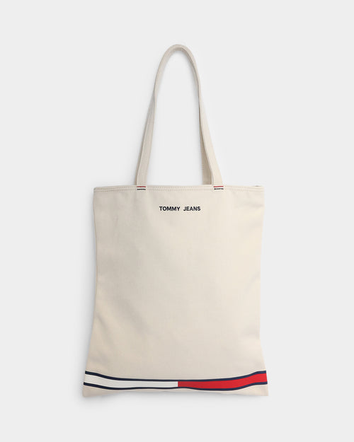 Tommy Jeans Canvas Tote White