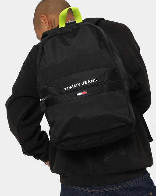 Tommy Jeans Essential Contrast Handle Backpack Black