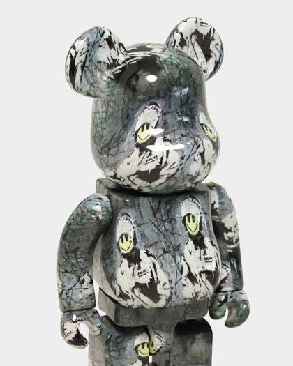 Medicom Toy Be@rbrick X Brandalism Riot Cop 100% & 400% Figure Set Multi-Coloured