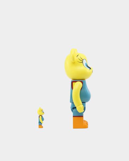 Medicom Toy Be@rbrick X Looney Tunes Tweety 100% & 400% Figure Set Multi-Coloured