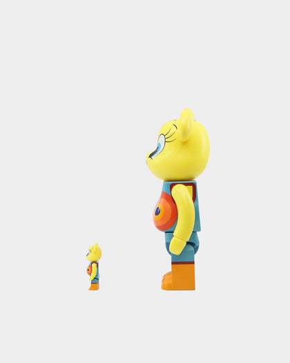 Medicom Toy Be@rbrick X Looney Tunes Tweety 100% & 400% Figure Set Multi-Coloured