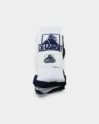 XLarge Classic OG Assorted 4 Pack Socks Multi-coloured