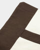 X-Large 91 Contrast Tote Bag Cream/Brown