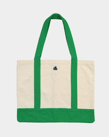 XLARGE 91 Contrast Tote Bag Natural/Green