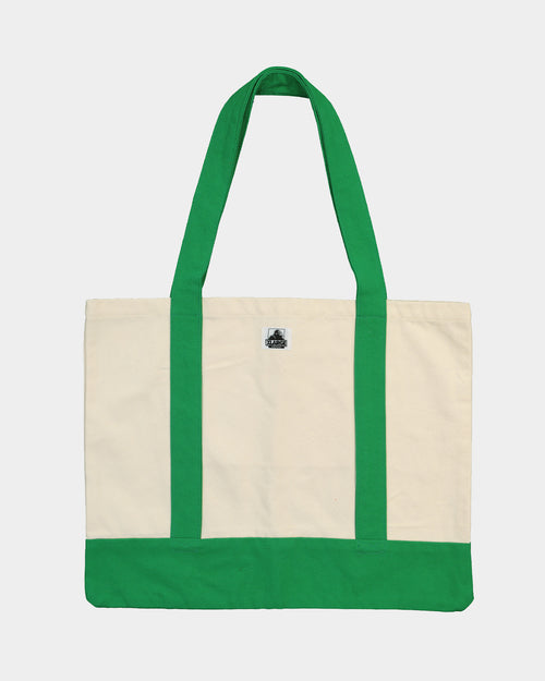 XLARGE 91 Contrast Tote Bag Natural/Green