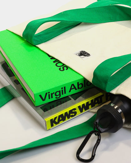 XLARGE 91 Contrast Tote Bag Natural/Green