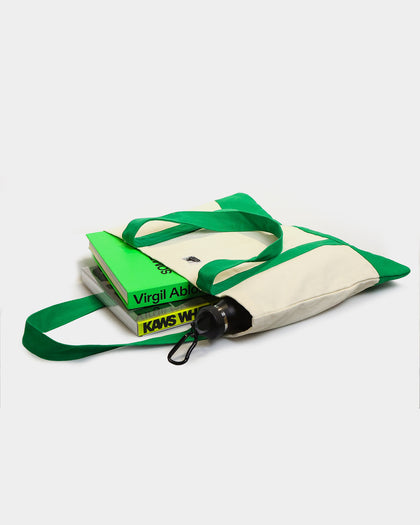 XLARGE 91 Contrast Tote Bag Natural/Green