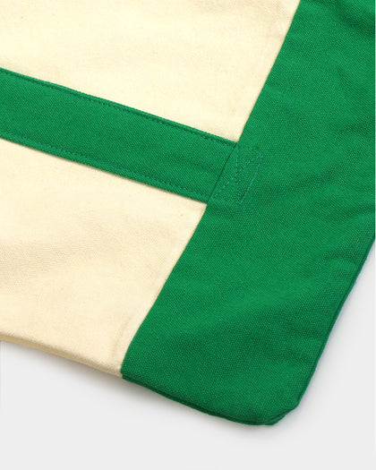 XLARGE 91 Contrast Tote Bag Natural/Green
