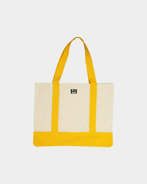 XLARGE 91 Contrast Tote Bag Natural/Yellow