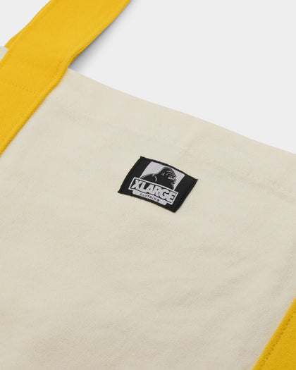 XLARGE 91 Contrast Tote Bag Natural/Yellow