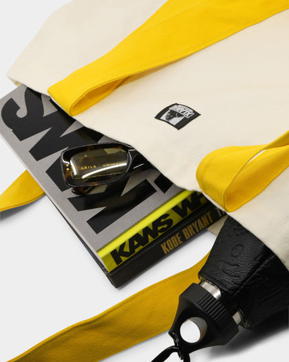XLARGE 91 Contrast Tote Bag Natural/Yellow