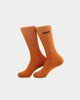 XLARGE Text Socks 3 Pack Orange/Grey/Blue