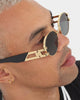 9FIVE St James XL Sunglasses Gold