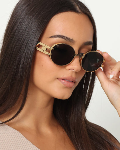 9FIVE St James XL Sunglasses Gold