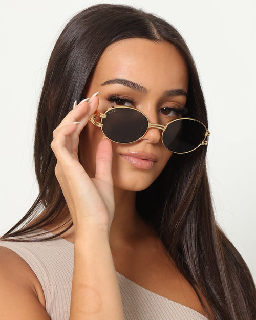 9FIVE St James XL Sunglasses Gold