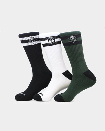 Dickies Wired Socks 3 Pack Multi-Coloured