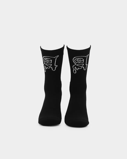 The Anti Order Military Socks Black/White