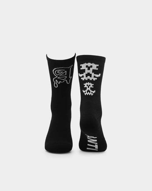 The Anti Order Dead Pixel Socks Black/White