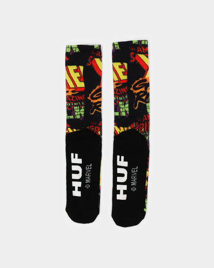HUF X Marvel Marvel Logo Socks Multi-coloured