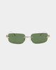NUQE Uncut Sunglasses Gold/Green