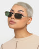 NUQE Uncut Sunglasses Gold/Green