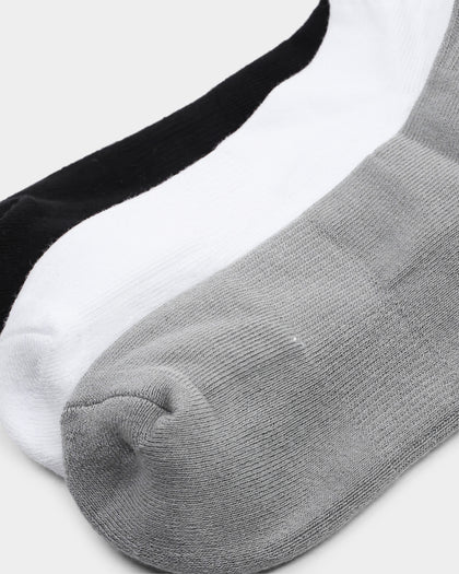 EN ES KIDS Kid's Stripe Socks 3 Pack White/Black/Grey