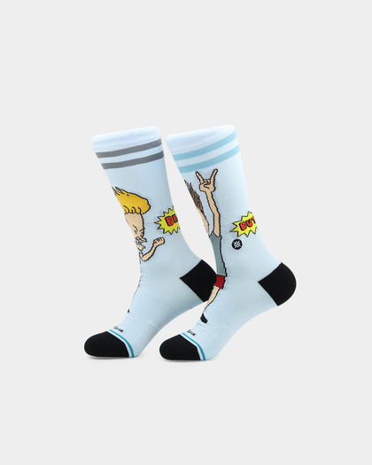 Stance Settle Down Crew Socks Light Blue