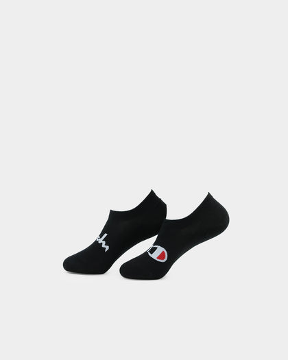 Champion Life Script Sneaker Sock 3 Pack Black