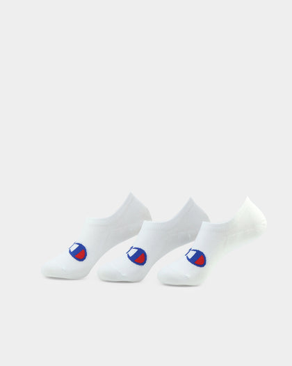 Champion Life Script Sneaker Sock 3 Pack White