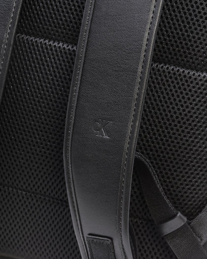 Calvin Klein Monogram Soft Campus Backpack Black